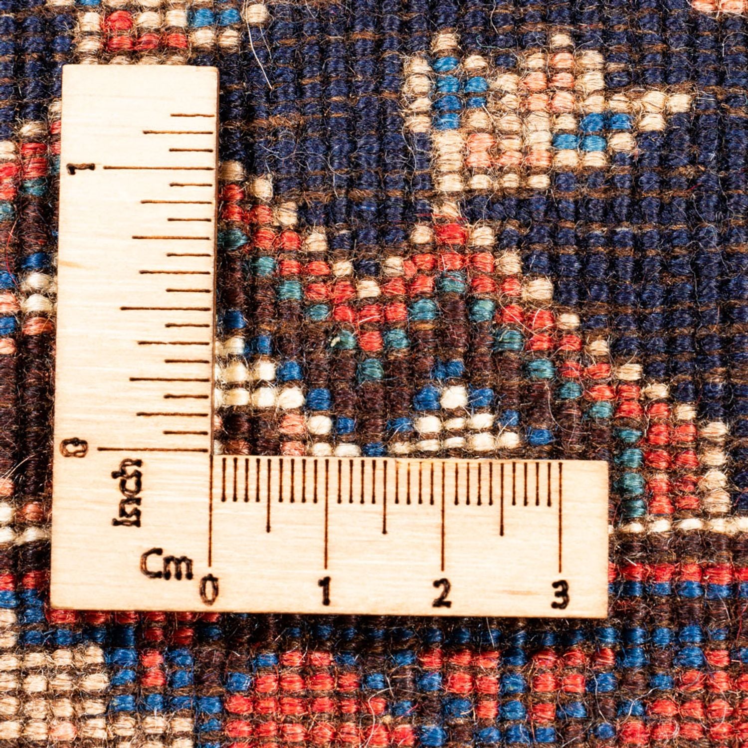 Tapis persan - Nomadic - 125 x 83 cm - bleu foncé