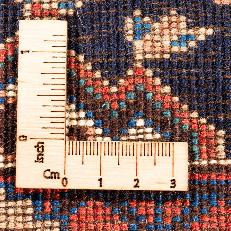 Tapis persan - Nomadic - 125 x 83 cm - bleu foncé