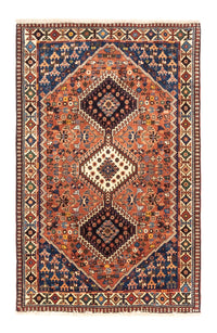 Tapis persan - Nomadic - 127 x 84 cm - rouge