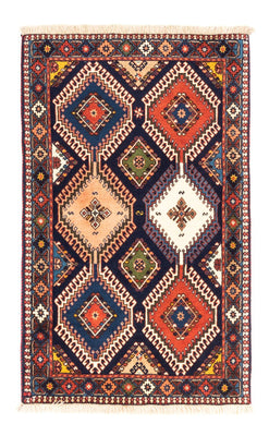 Tapis persan - Nomadic - 128 x 80 cm - multicolore