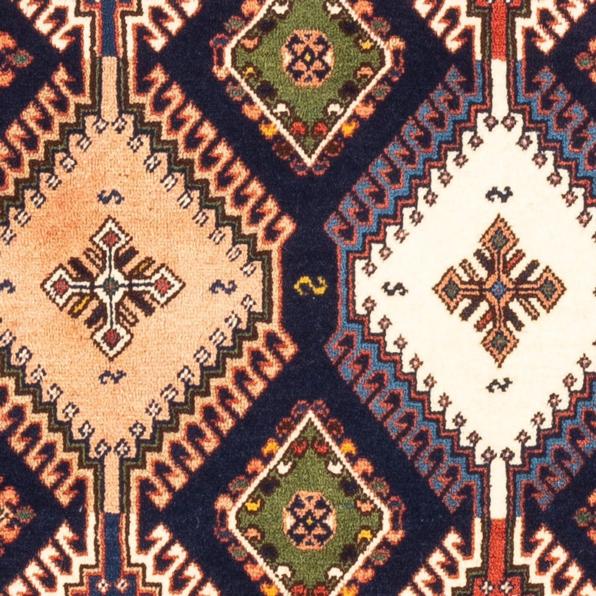 Tapis persan - Nomadic - 128 x 80 cm - multicolore