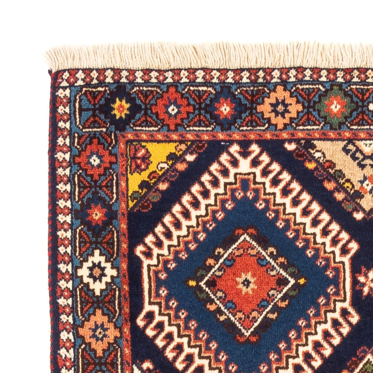 Tapis persan - Nomadic - 128 x 80 cm - multicolore