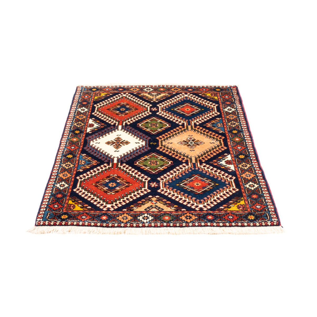 Tapis persan - Nomadic - 128 x 80 cm - multicolore