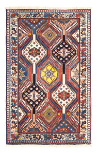 Tapis persan - Nomadic - 128 x 82 cm - multicolore