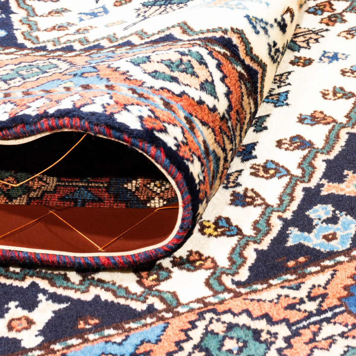 Tapis persan - Nomadic - 130 x 80 cm - crème