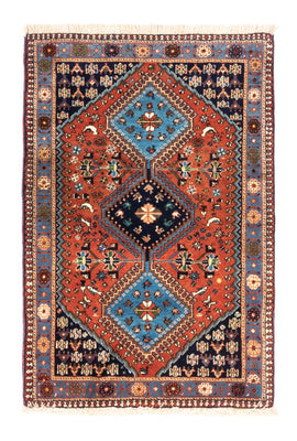 Tapis persan - Nomadic - 123 x 84 cm - rouge