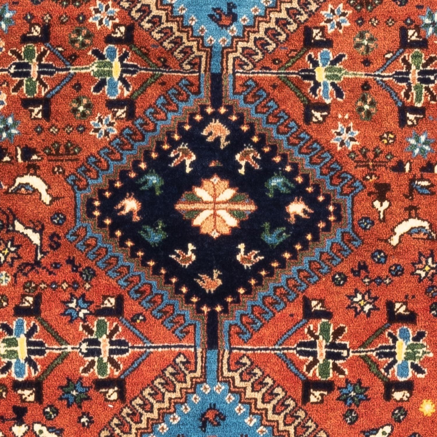 Tapis persan - Nomadic - 123 x 84 cm - rouge