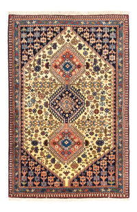 Tapis persan - Nomadic - 130 x 85 cm - jaune