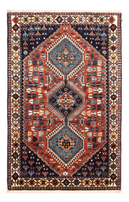 Tapis persan - Nomadic - 130 x 83 cm - rouge