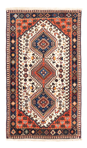 Tapis persan - Nomadic - 136 x 80 cm - crème