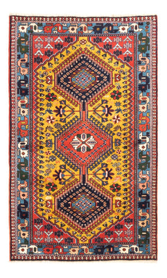 Tapis persan - Nomadic - 127 x 80 cm - jaune