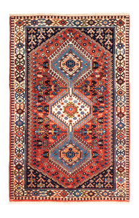 Tapis persan - Nomadic - 125 x 81 cm - rouge