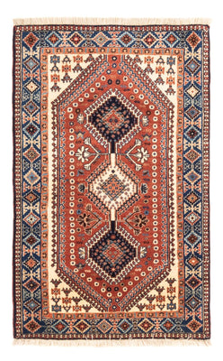 Tapis persan - Nomadic - 131 x 82 cm - rouge