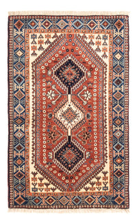 Tapis persan - Nomadic - 131 x 82 cm - rouge