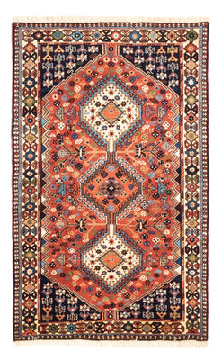 Tapis persan - Nomadic - 130 x 82 cm - rouge