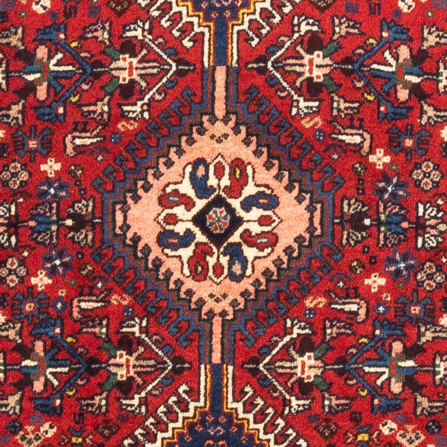 Tapis persan - Nomadic - 122 x 80 cm - rouge