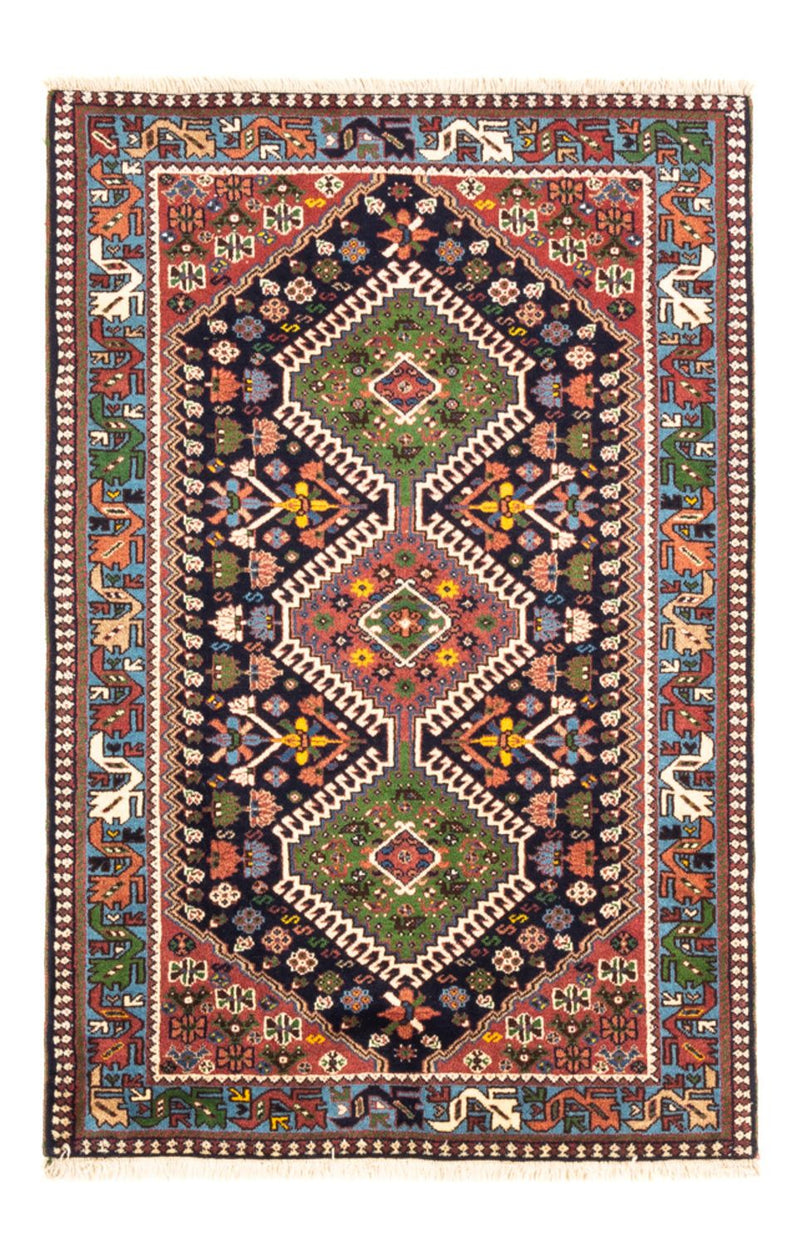 Tapis persan - Nomadic - 128 x 82 cm - vert