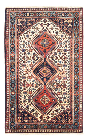 Tapis persan - Nomadic - 128 x 82 cm - crème