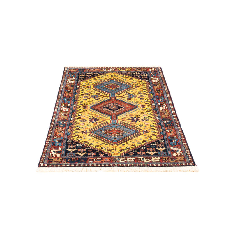 Tapis persan - Nomadic - 126 x 80 cm - jaune