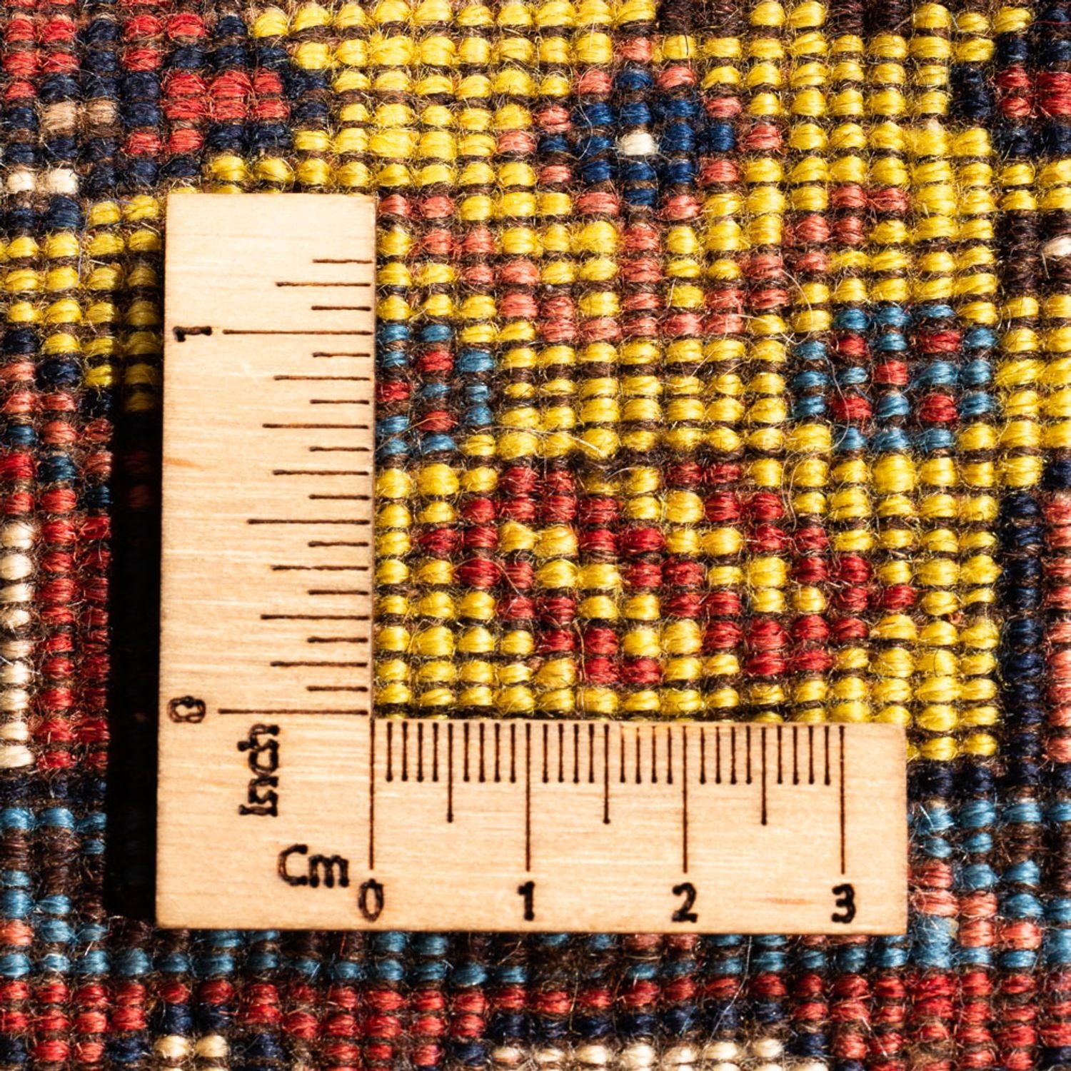 Tapis persan - Nomadic - 126 x 80 cm - jaune