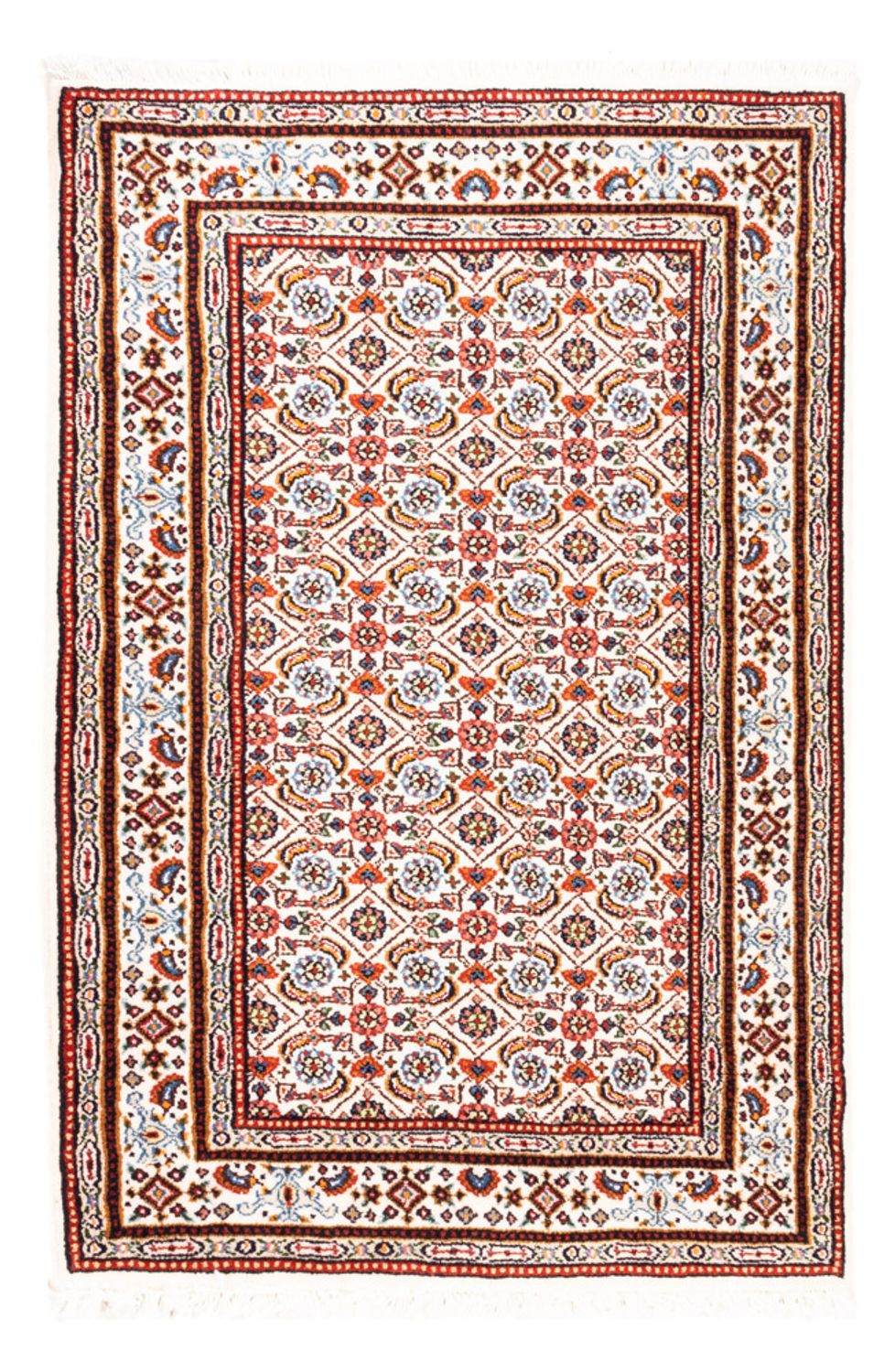 Tapis persan - Classique - Royal - 90 x 60 cm - rouge clair