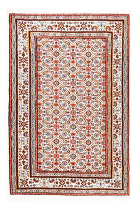 Tapis persan - Classique - Royal - 90 x 60 cm - rouge clair