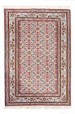 Tapis persan - Classique - Royal - 90 x 60 cm - rouge clair