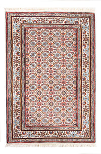 Tapis persan - Classique - Royal - 90 x 60 cm - rouge clair