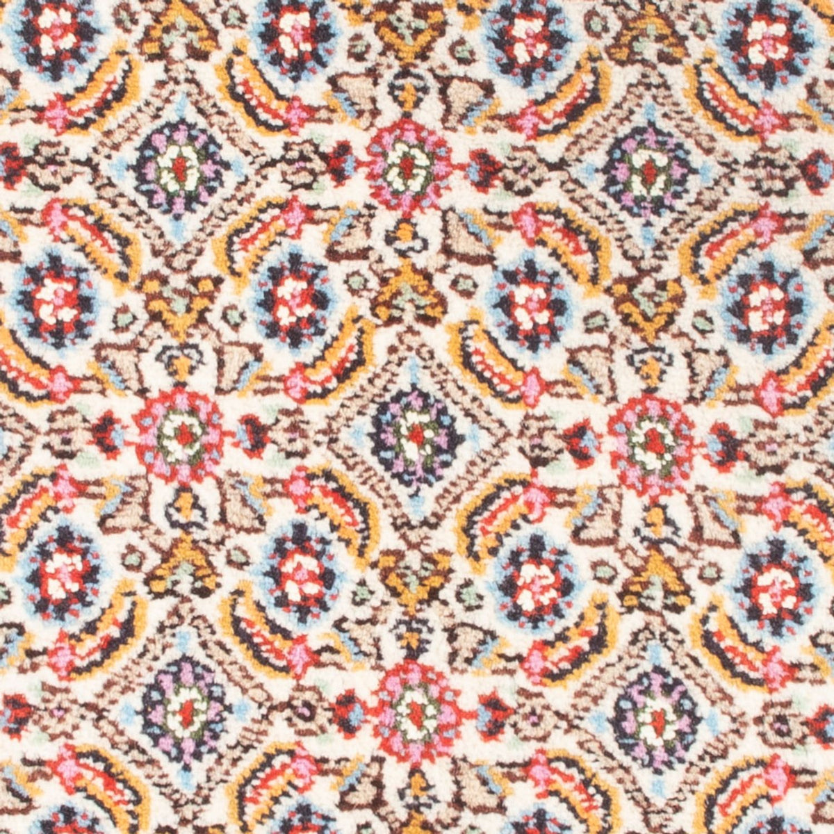 Tapis persan - Classique - Royal - 90 x 60 cm - marron clair