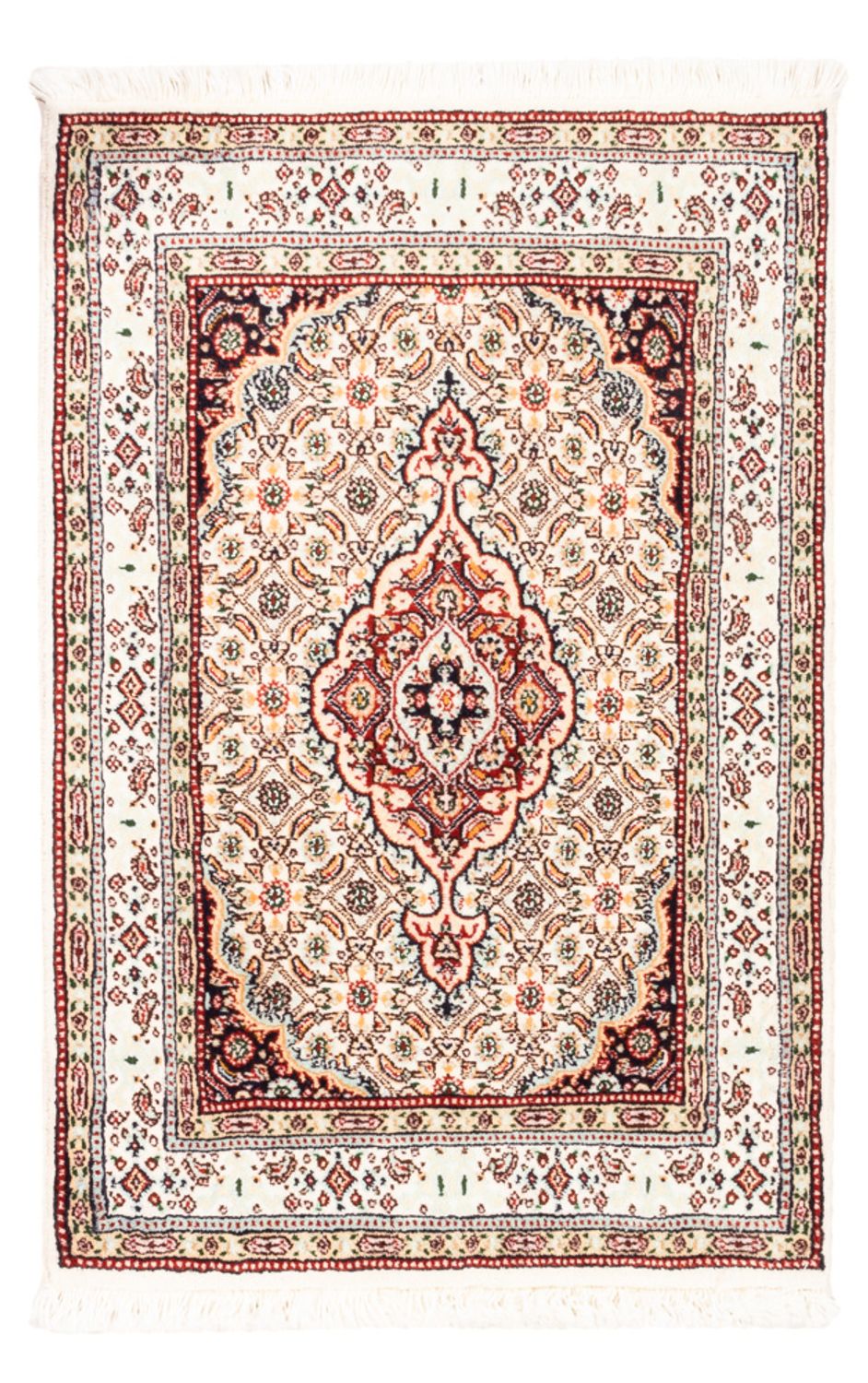 Tapis persan - Classique - Royal - 90 x 60 cm - rouge clair