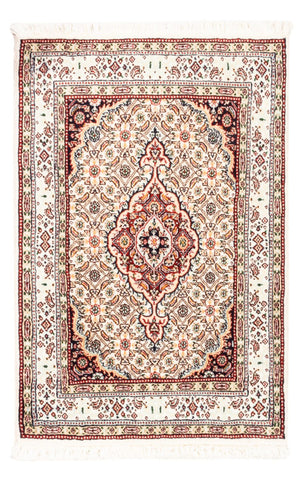 Tapis persan - Classique - Royal - 90 x 60 cm - rouge clair