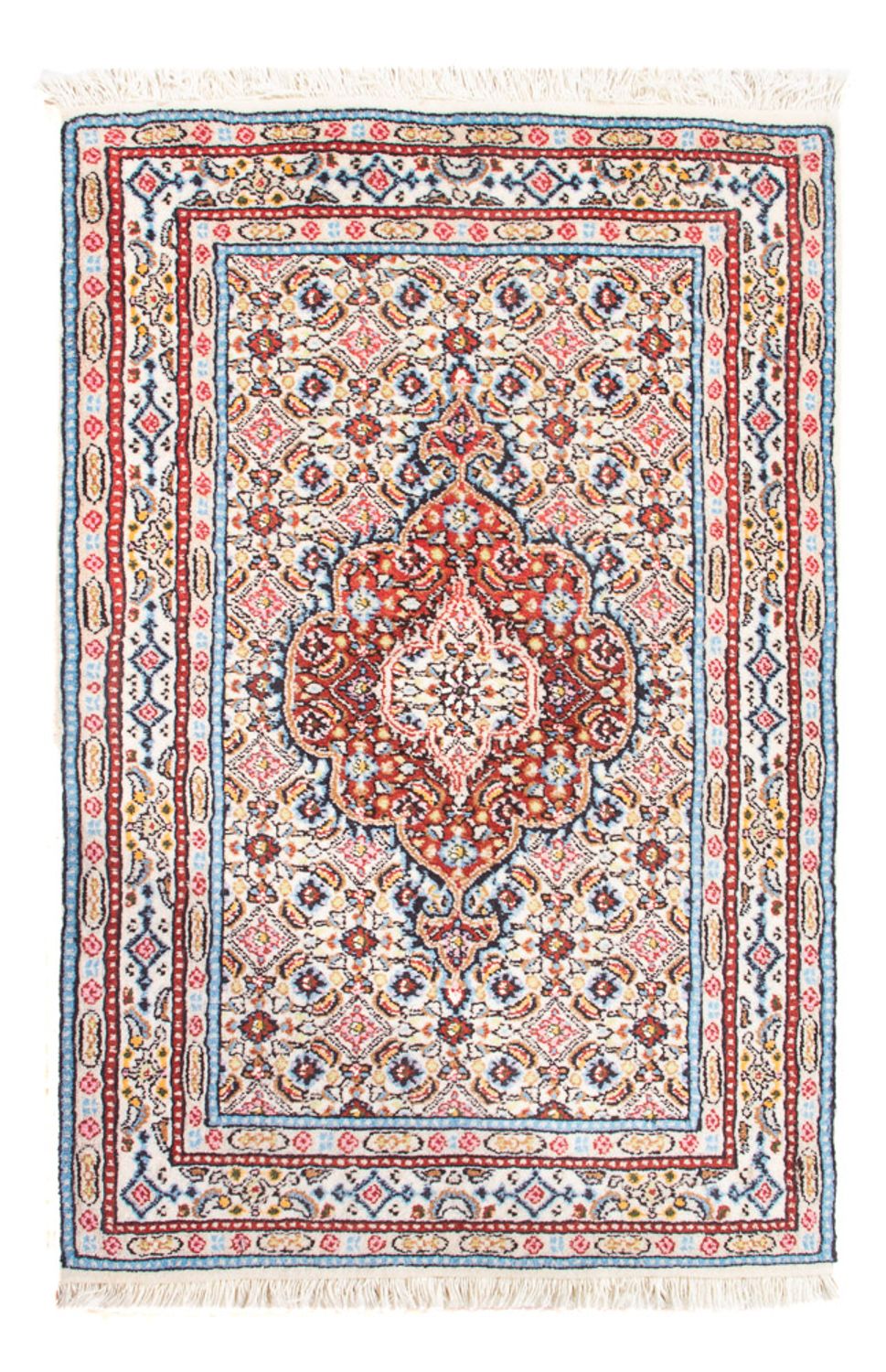 Tapis persan - Classique - Royal - 90 x 60 cm - rouge clair