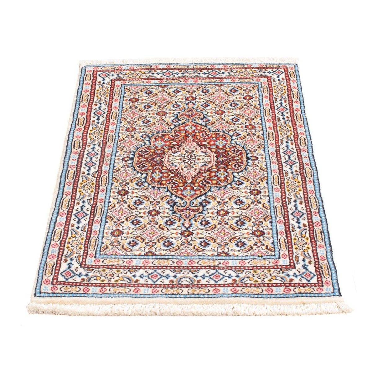 Tapis persan - Classique - Royal - 90 x 60 cm - rouge clair