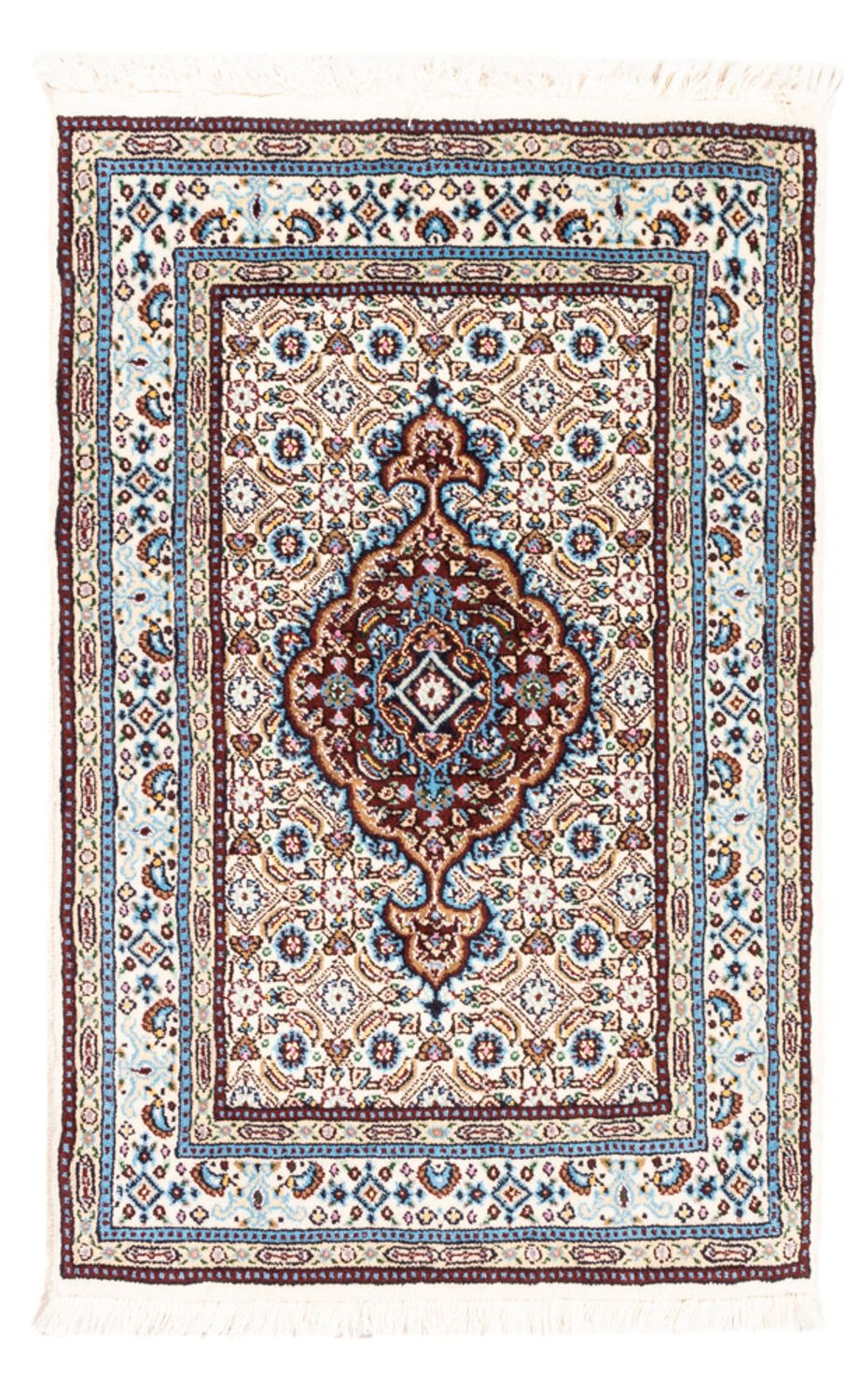 Tapis persan - Classique - Royal - 90 x 60 cm - rouge foncé