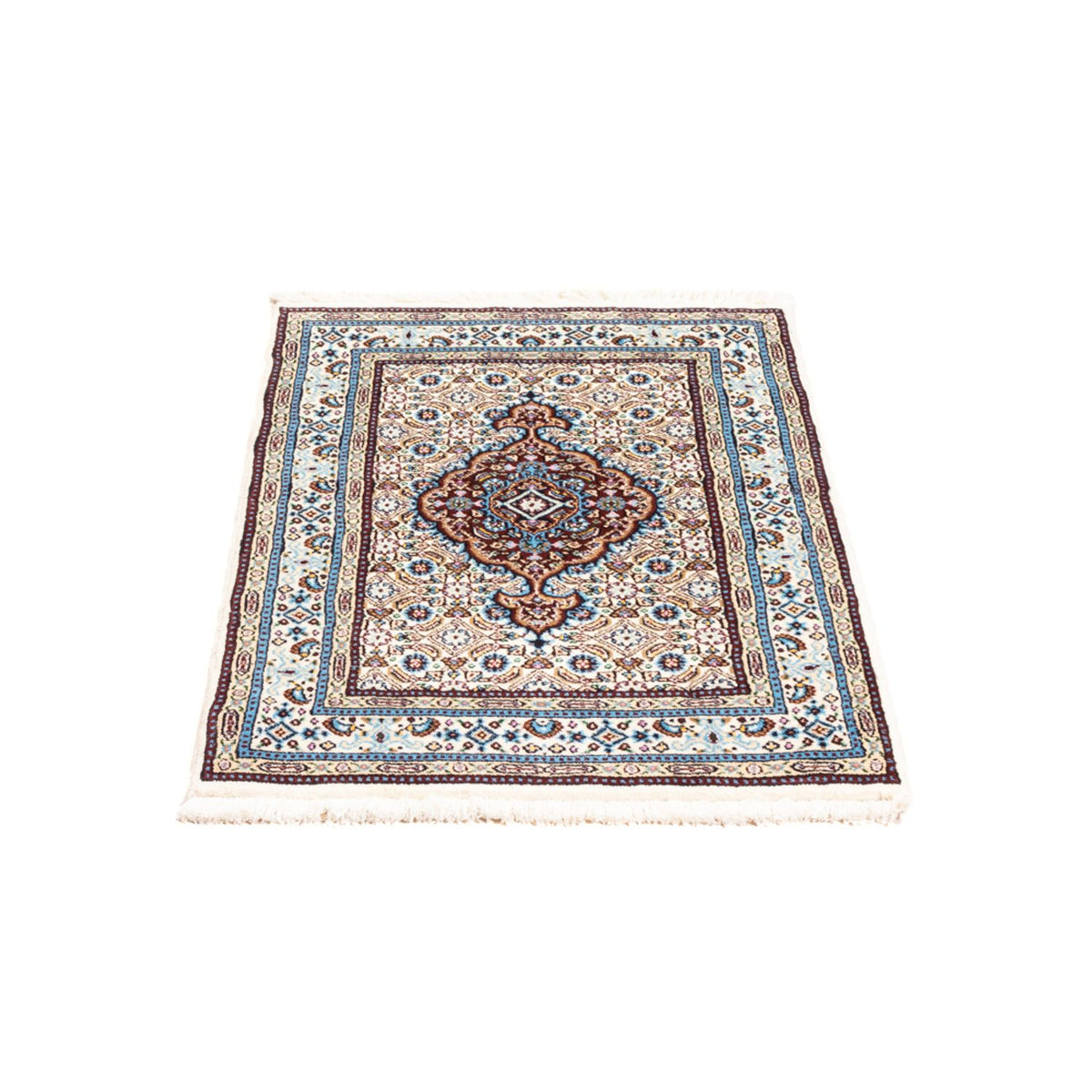 Tapis persan - Classique - Royal - 90 x 60 cm - rouge foncé