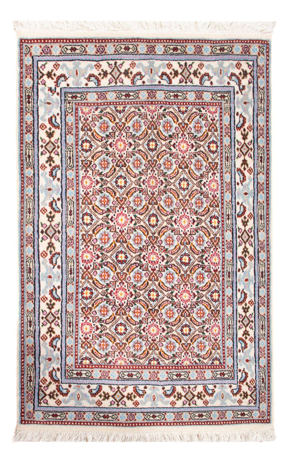 Tapis persan - Classique - Royal - 90 x 60 cm - rouge clair