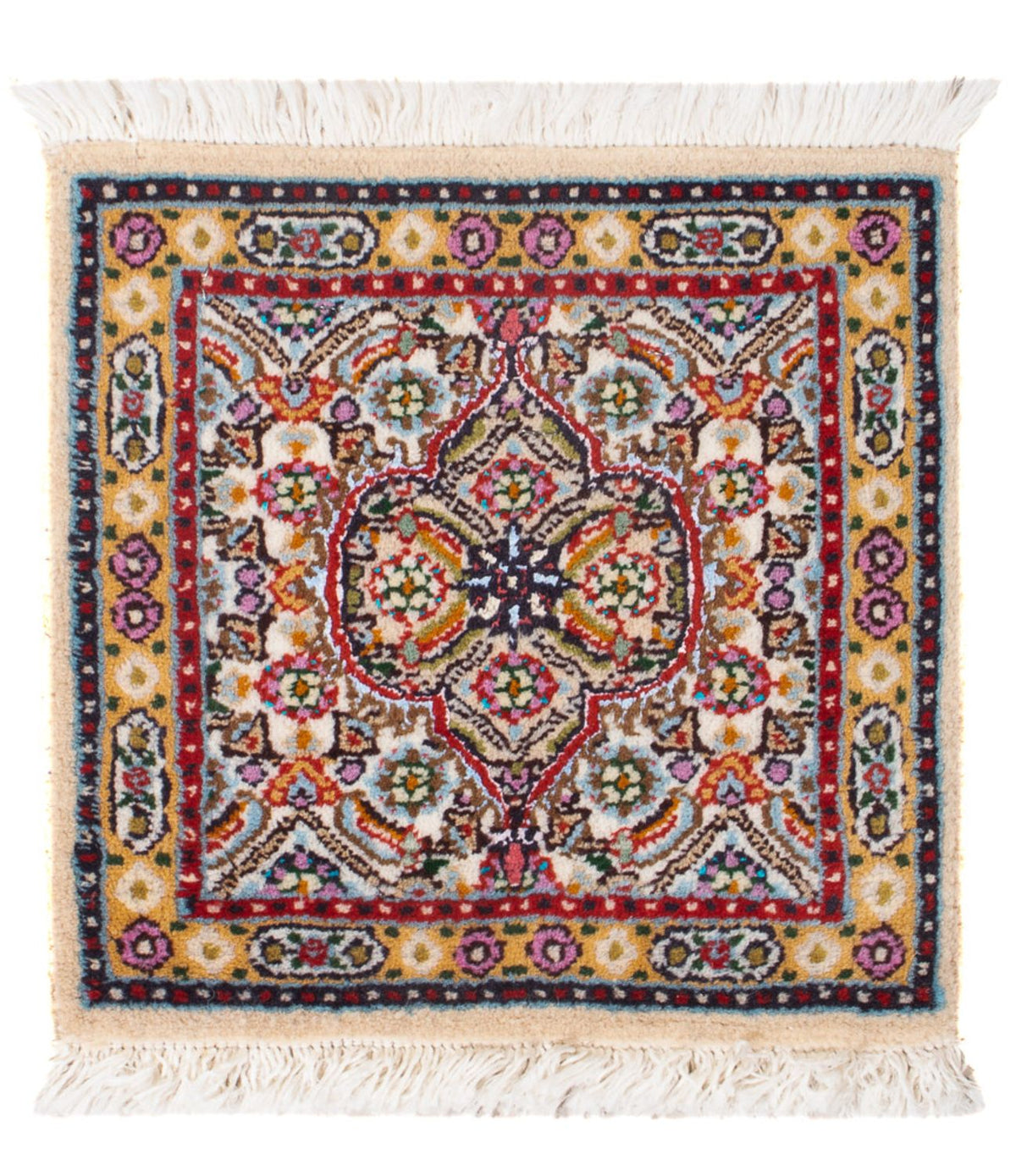 Tapis persan - Classique - Royal - 30 x 30 cm - multicolore