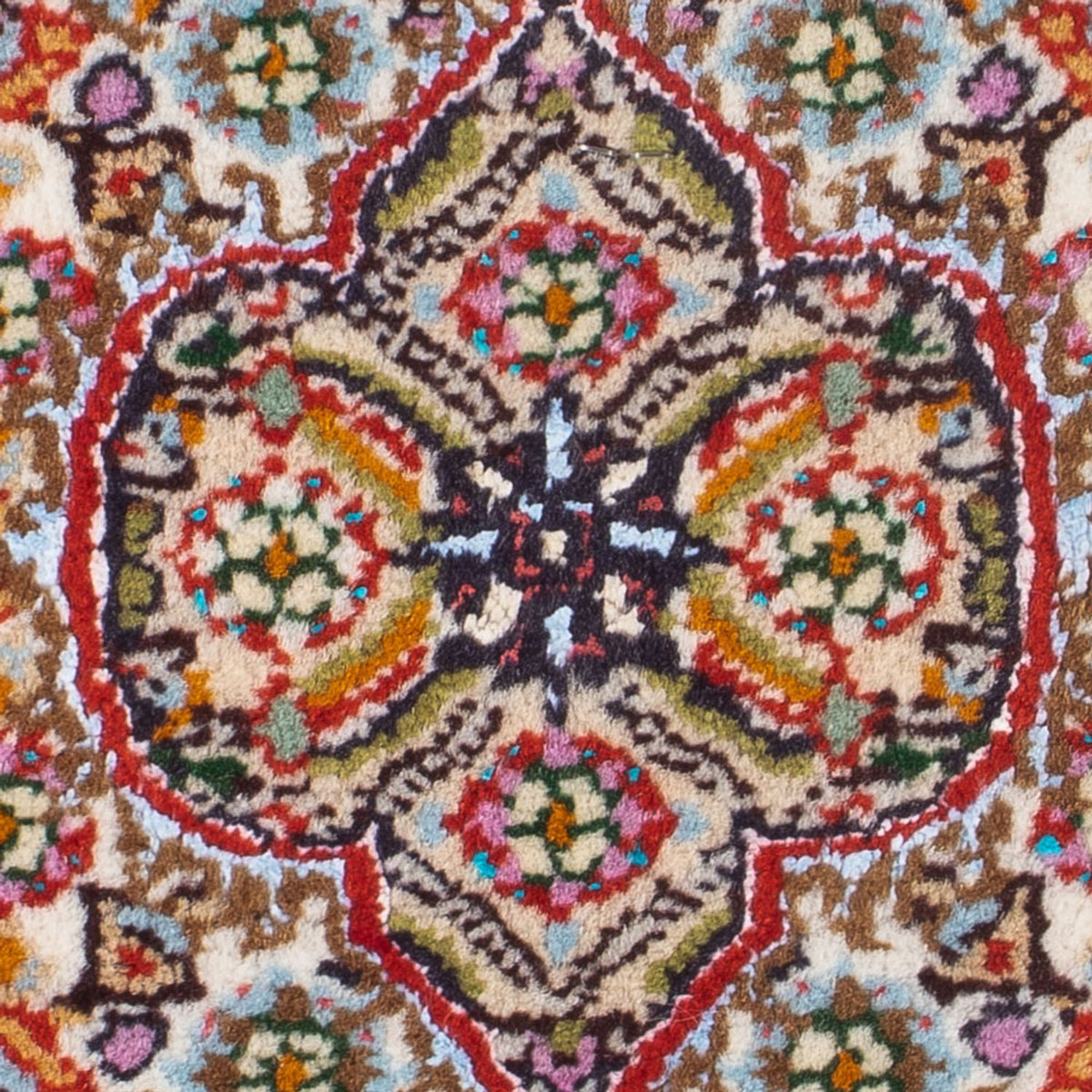 Tapis persan - Classique - Royal - 30 x 30 cm - multicolore