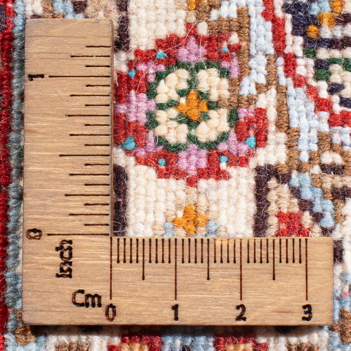 Tapis persan - Classique - Royal - 30 x 30 cm - multicolore