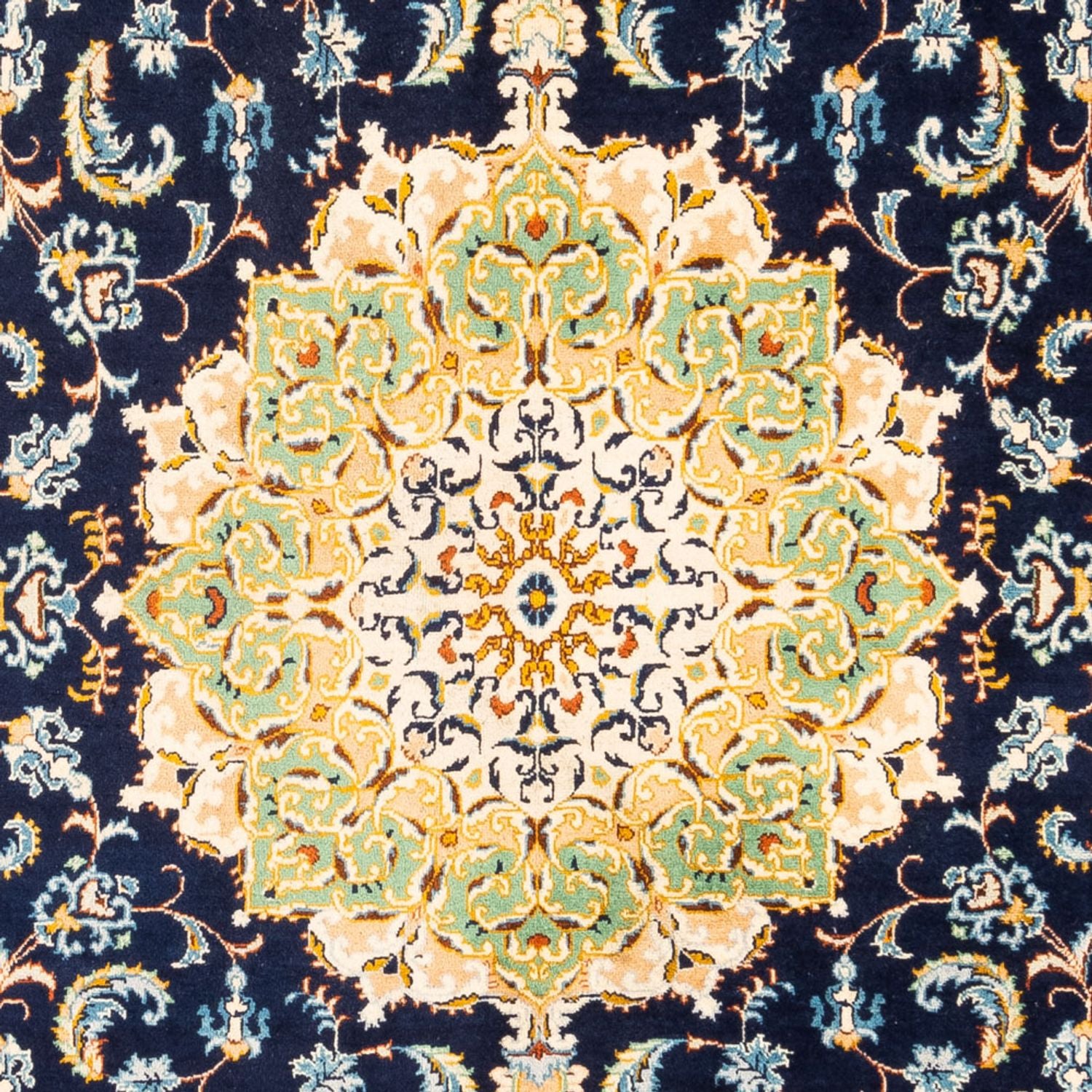Tapis persan - Nomadic - 292 x 201 cm - bleu foncé