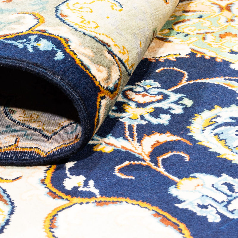 Tapis persan - Nomadic - 292 x 201 cm - bleu foncé