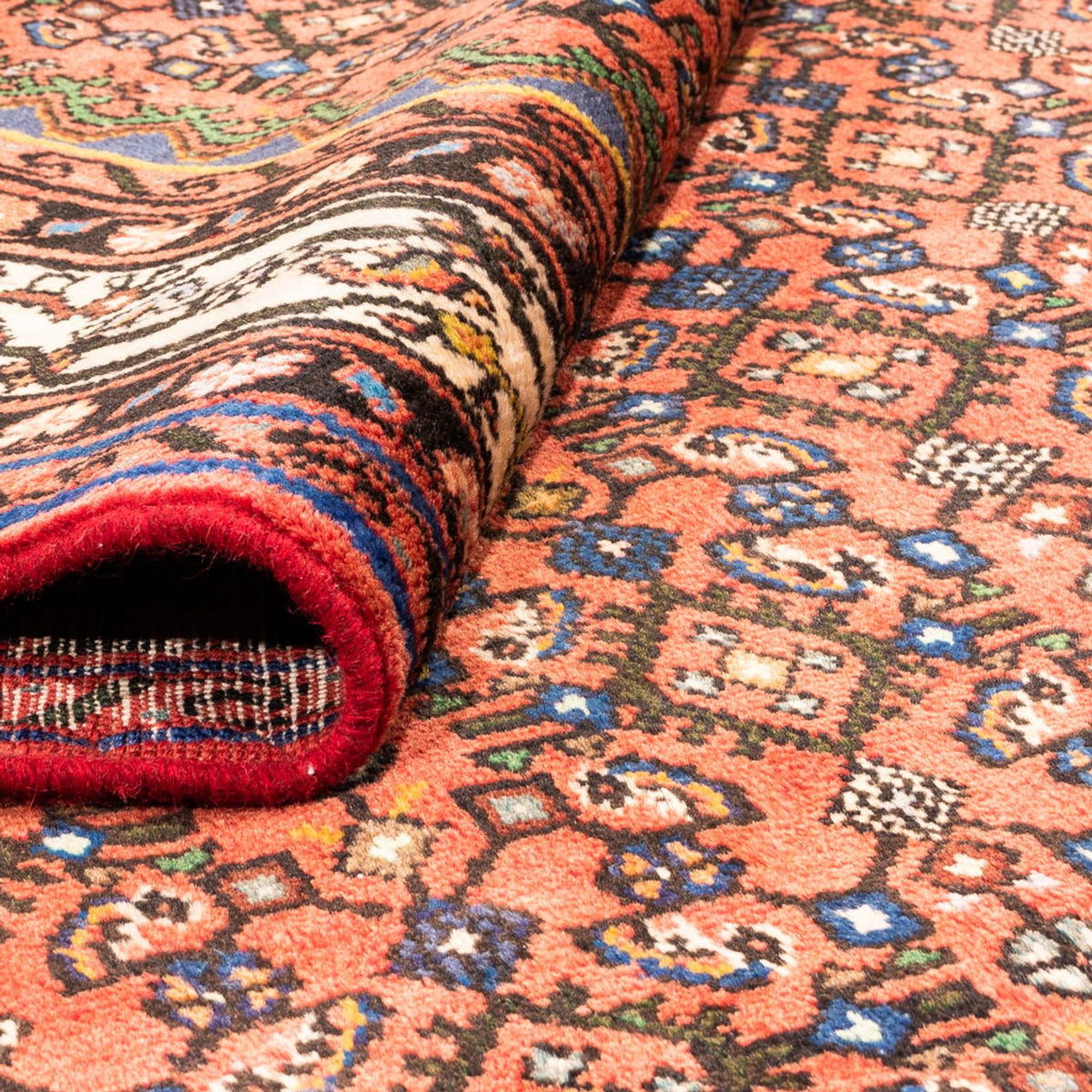 Tapis persan - Nomadic - 293 x 206 cm - rouge