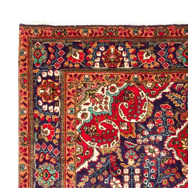 Tapis persan - Tabriz - 300 x 206 cm - bleu foncé