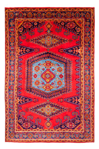 Tapis persan - Nomadic - 323 x 207 cm - rouge