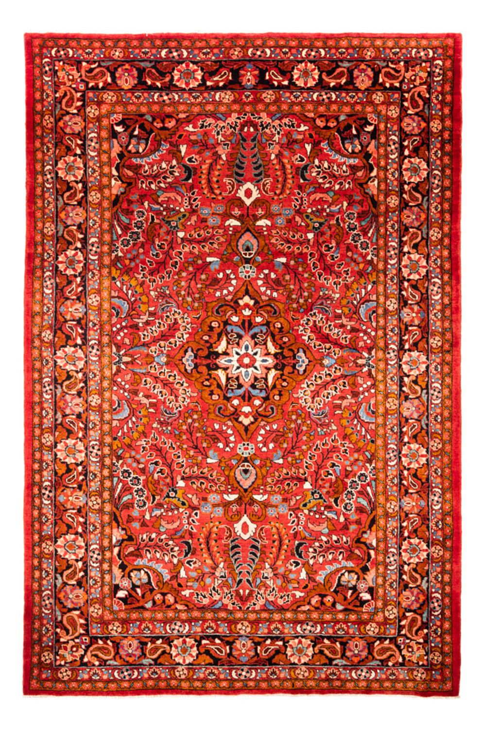 Tapis persan - Nomadic - 340 x 227 cm - rouge