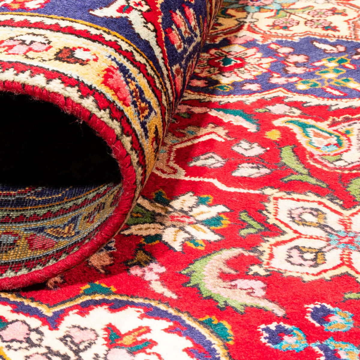 Tapis persan - Tabriz - 296 x 197 cm - rouge