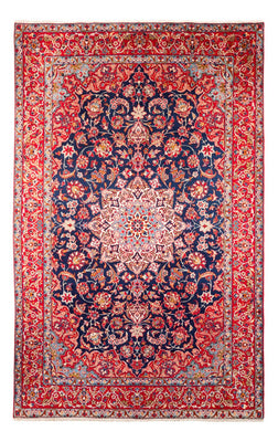 Tapis persan - Classique - 321 x 207 cm - bleu foncé