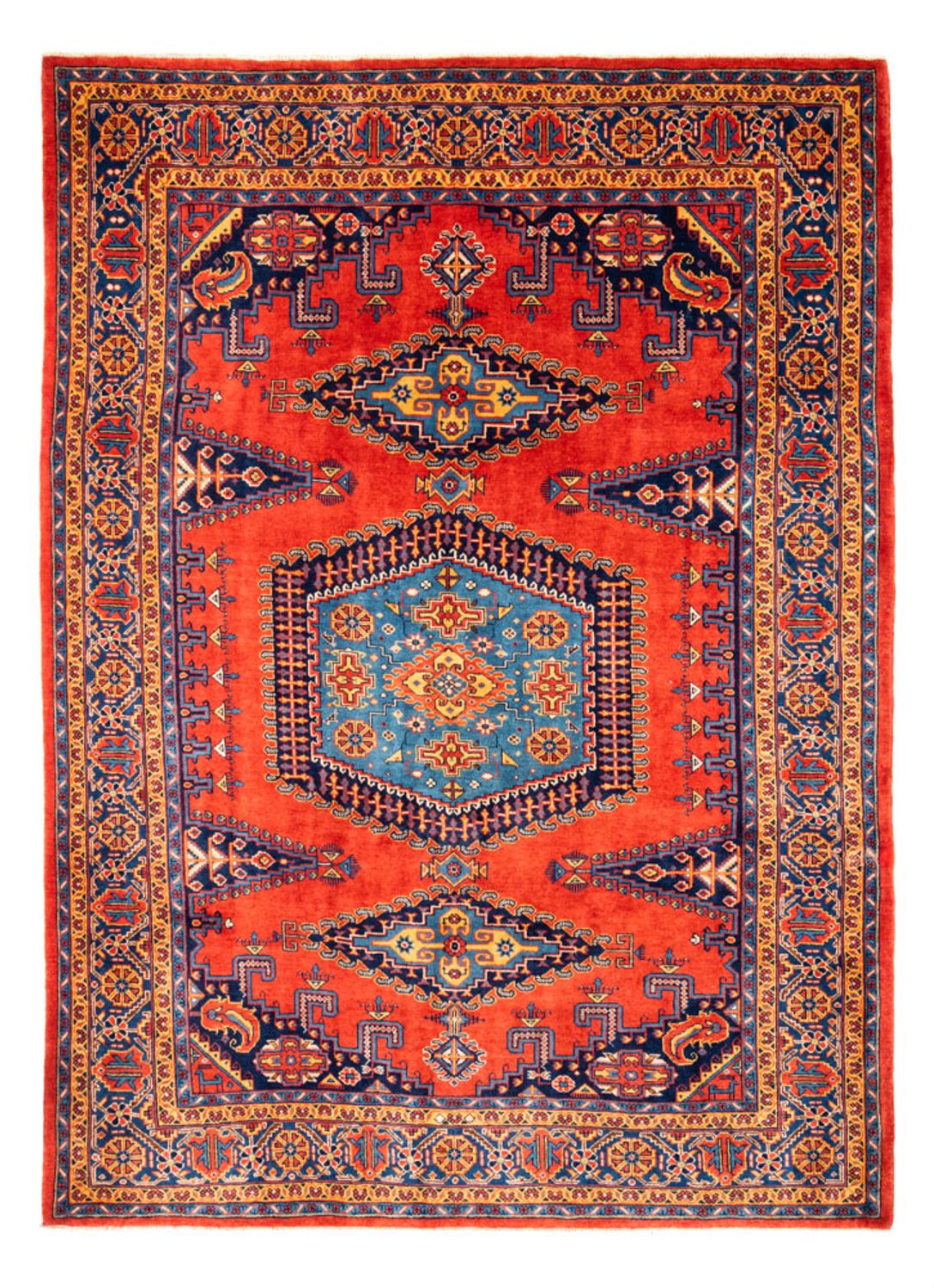 Tapis persan - Nomadic - 313 x 235 cm - rouge