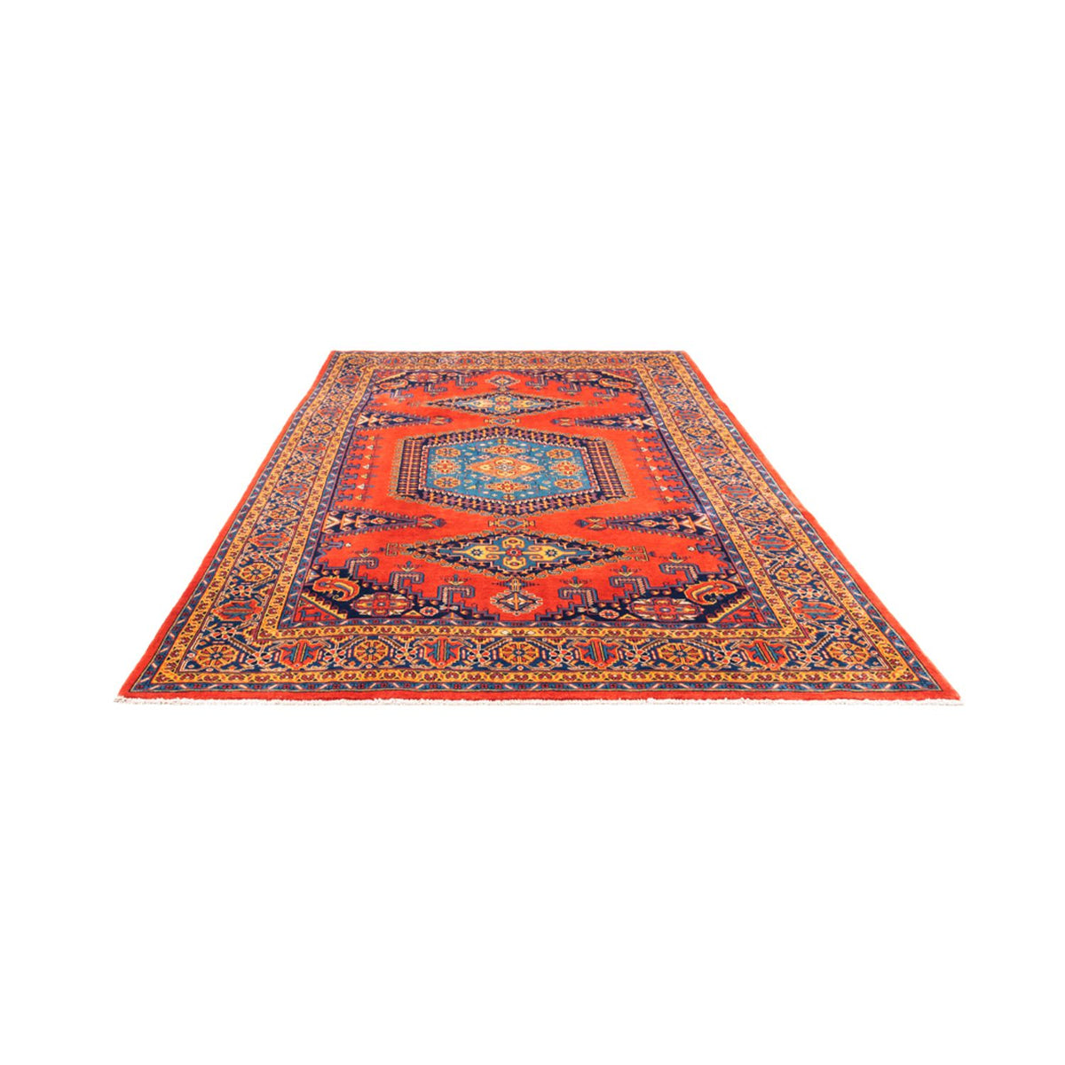 Tapis persan - Nomadic - 313 x 235 cm - rouge