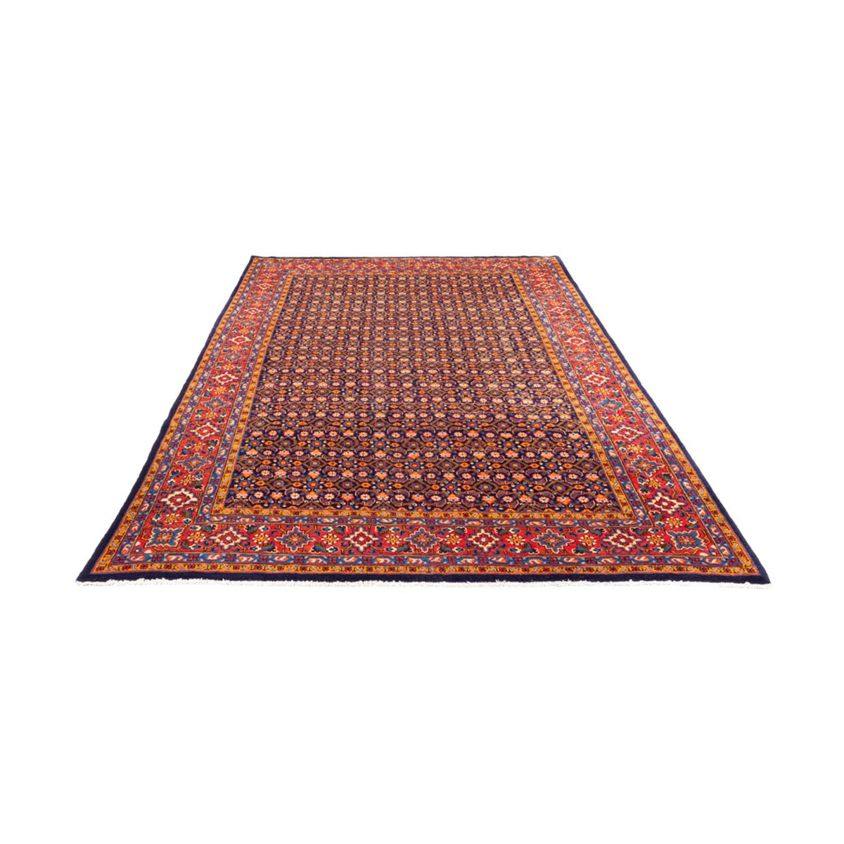 Tapis persan - Nomadic - 321 x 240 cm - bleu foncé